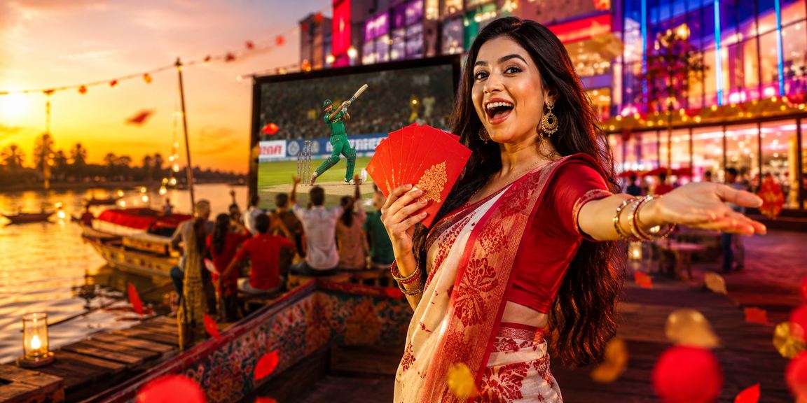 বগুড়ায় পহেলা বৈশাখের উৎসবে ক্রিকেট বেটিং উপভোগ করছেন একজন ব্যবহারকারী