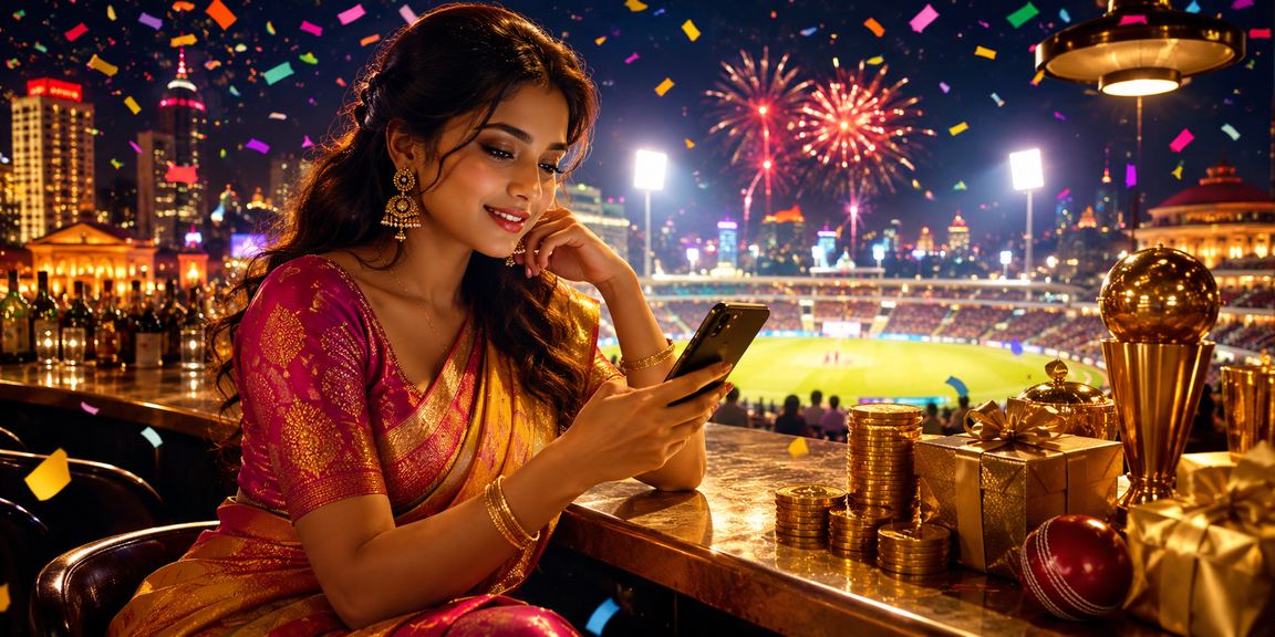 রংপুরে শাড়ি পরা একজন নারী ক্রিকেট বেটিং উপভোগ করছেন হাই রোলার বিভাগে